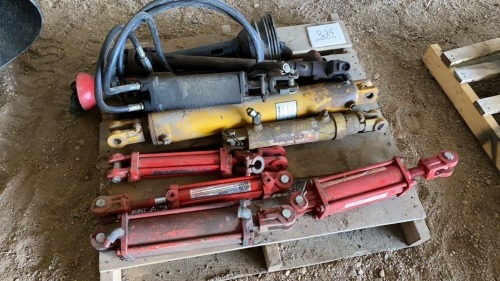 Hydraulic cylinders and PTO shafts