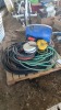 Garden hose, air hose reel, floating tank heater