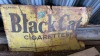 Antique black cat cigarette sign missing parts