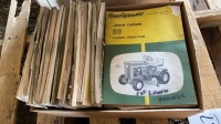 Assorted parts books and operators manuals