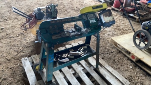 Brain bridge metal cutting bandsaw