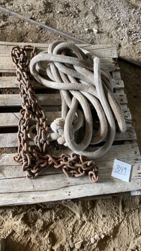 Tow rope and chain