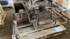 Parts of an antique baby carriage, metal headboard and footboard, orange crate, hay knife - 4