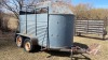 9ft Tandem axle stock trailer NO TOD - 3