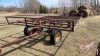 4-wheel wagon with 14ft steel tube bale deck