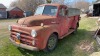 1952 Fargo s/a truck w/9ft box & hoist 53,588 miles showing, VIN #91507639, NO TOD