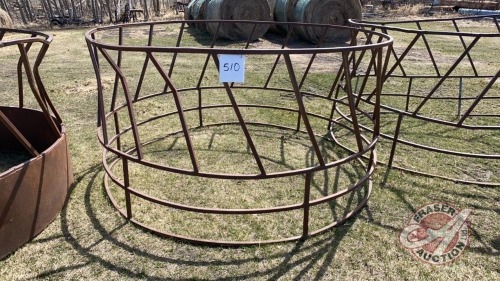 Standard round bale feeder ring