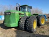 1984 JD 8850 4wd 370hp tractor (engine is seized, just powered down)