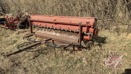 *6’ Shop-Built roller w/Gandy grass seed attachment