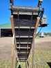 Conveyor. 9 ft long. 18 inch belt. 1 horse power. Single phase.  - 2