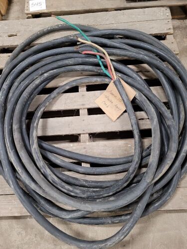 Heavy cord. Approximately 100 feet heavy 4 wire cord.