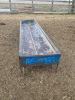 *10’ metal trough feeder