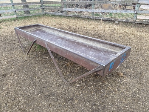 *10' metal trough feeder