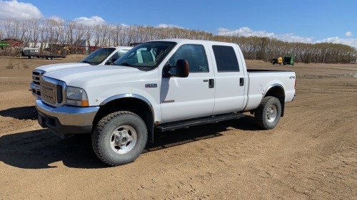 2004 Ford F350 super duty Lariat truck, 338,777 km showing, VIN 1FTSW31P84ED27310, Owner: Gareth O Thomas, Seller: Fraser Auction _____________ F35 ***TOD, SAFETY & KEYS***