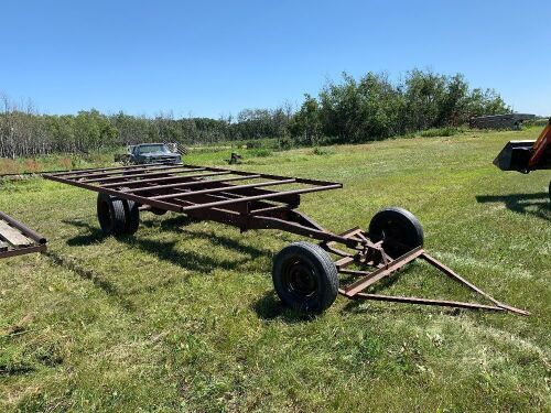 *Shop Built pipe bale rack