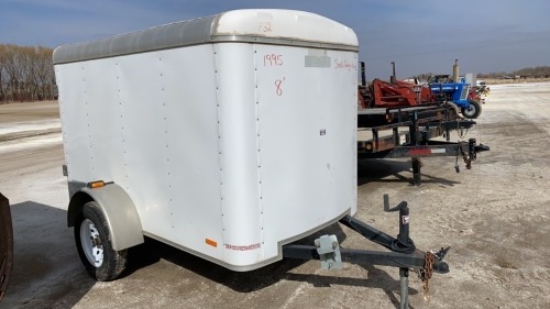 1995 8ft enclosed trailer, VIN SK400714573, VIN# SK400714573, Owner: Greg W Cousins, Seller: Fraser Auction________***TOD***