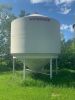 *Approx. 1600-bushel Weninger Epoxy coated hopper bottom fertilizer bin (has never seen fertilizer)