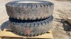 2 10.00x20 Uniroyal tires on 8 bolt rims, f48 - 2