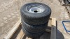 3 Hankook P215/65R15 trailer tires on 6 bolt rims, F55 - 8