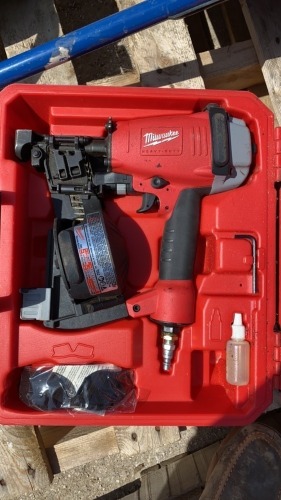 Milwaukee air roof nailer, F55