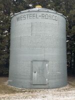 *Approx. 2000-bushel Westeel Rosco flat bottom Bin