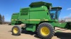 1995 JD 9600 Combine with JD 914 p/u header, s/n H09600X661670 F50 ***KEYS & WORK ORDER - OFFICE TRAILER****** - 7