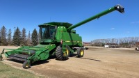 1995 JD 9600 Combine with JD 914 p/u header, s/n H09600X661670 F50 ***KEYS & WORK ORDER - OFFICE TRAILER******