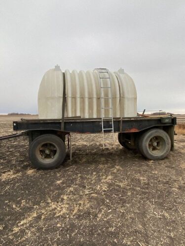 2002 Homemade 17' s/a flat deck trailer, Owner: McPhail Farms Ltd, Seller: Fraser Auction________, ***TOD***