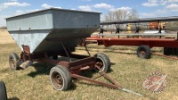 Kendon galvanized gravity box on 4-wheel wagon