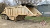 1983 22ft Arnes triple axle belly dump gravel trailer, VIN#2A9172837DA003423, Owner: D L Wilson, Seller: Fraser Auction______________________ - 4