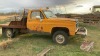 1989 Chevrolet 3500 4x4 s/a reg truck w/8ft flat deck, V8 gas, 3spd with low trans, custom front bumper with winch, 338,929showing, VIN#1GBHV34K6KF301667, Owner: D L Wilson, Seller: Fraser Auction____________ - 5