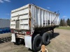 1985 20ft Fruehauf end dump gravel Trailer, newer front tires, VIN No 2H8D02036FR002810, Owner: Souris Valley Construction & Consulting Ltd, Seller: Fraser Auction______***TOD*** F75 - 5