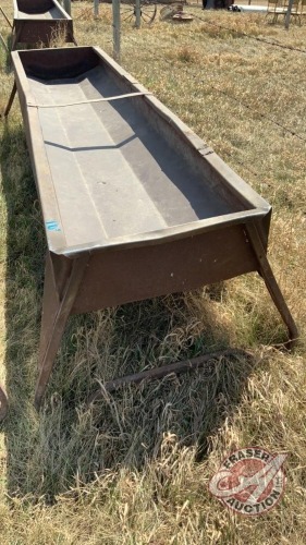 10ft metal feed trough