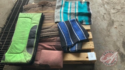 Saddle pads and blankets