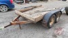 8x5 tandem axel trailer no tod farm use only - 2