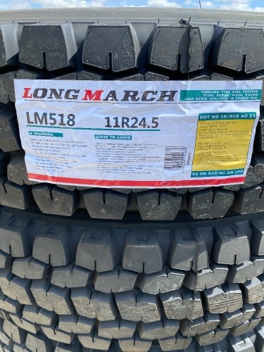 11R24.5 NEW Long March LM518 Drive Tire F84