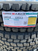 11R24.5 NEW Long March LM518 Drive Tire F84