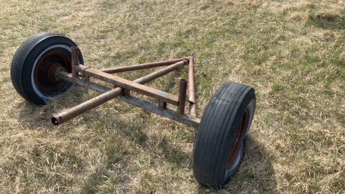 Two wheel wagon frame