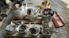 Containers of bolts, assorted roller chain, pail of washers, assorted parts - 3