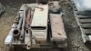 Wooden Pitman arms, well spout, Ammunition cans, gas cans, balance scale - 6