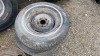 (3) P215/75R14 trailer tires on five bolt rims - 9