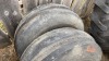 (2) 14L-16.1 front tractor tires on rims - 11