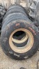 (7) 11R22.5 truck tires, 2 have rims - 11