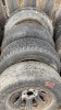 (4) P235/75R 15 tires on steel rims - 6