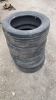 (4) 225/55R 17 car tires - 8