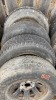 (4) P235/75R 15 tires on steel rims - 4