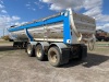 2008 34' Midland triple axle Tub Style end dump gravel Trailer, VIN# 2MFB2R5D89R005592, SAFETIED- Expires Sept 30, 2021 Owner: Homewise Management Ltd, Seller: Fraser Auction_________ ***TOD, SAFETY*** F82 - 10