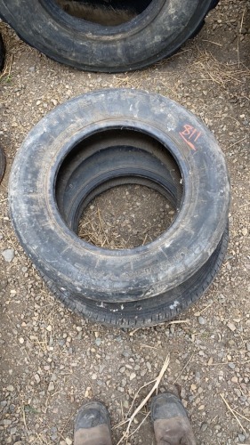 (2) P205/70R15 trailer tires