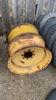 (2) 24 inch steel tractor rims