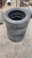 (4) 225/55R 17 car tires